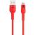 Кабель USB - micro USB, 1,2м, BOROFONE BU17 Starlight smart power, LED, красный
