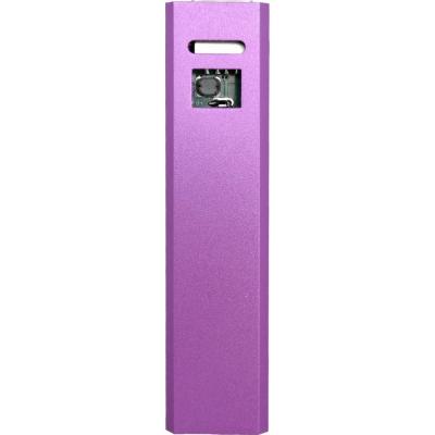 Корпус Power Bank для 1-го аккум. 18650, алюминий, фиолет /98848/