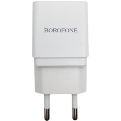 СЗУ Borofone BA19A Nimble 1A с IC + кабель microUSB, белый