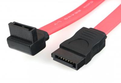 Кабель интерфейсный SATA Cablexpert CC-SATA-DATA90-N, 50см, 7pin/7pin, угловой