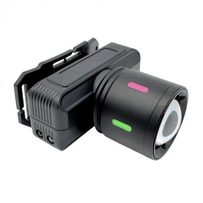Фонарь налобный KX-1832, Laser LED, ZOOM, встр. акб, Type-C