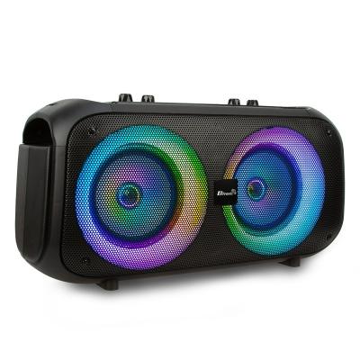 Активная колонка 20-04 DANCE BOX 200, 2*6.5", TWS, проводной микрофон, ПДУ**