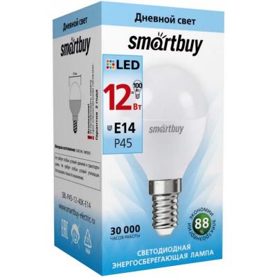 LED лампа P45/12W/4000/E14, Smartbuy