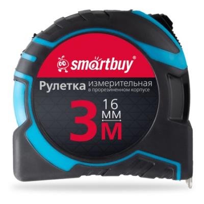 Рулетка SB (3м*16мм, прорезин., противоуд., усиленный зацеп) (SBT-MTP-316P4)