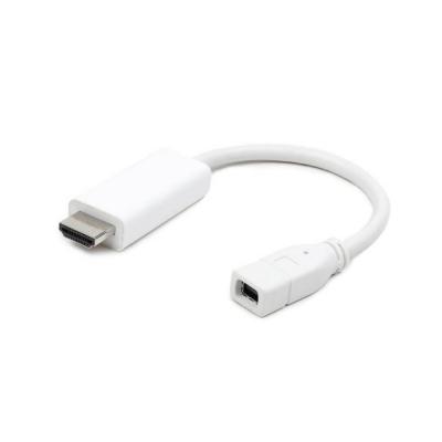 Переходник miniDisplayPort - HDMI, Gembrid A-mDPF-HDMIM-001-W, 20F/19M, 10см, белый