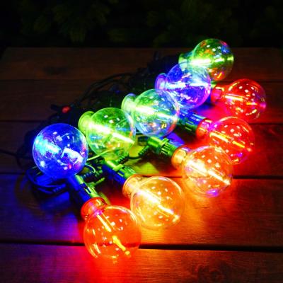 Гирлянда белт-лайт, уличная, 5м, 10LED, RGB, шаг 50см, лампы в компл