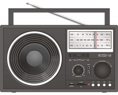 Радио Эфир-13, бат.4*R20, 220V, USB, SD, microSD, AUX