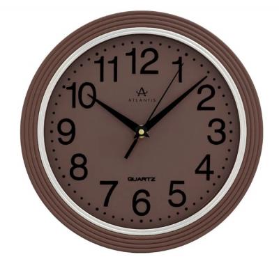 Часы настенные Atlantis TLD-6086 светло-коричневый (light brown)