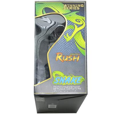 Полноразмерная игровая стереогарнитура SmartBuy RUSH SNAKE, велюр, черн/зеленая (SBHG-1200)