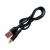 Кабель USB - Lightning 8pin, 1,0м, Ugetus G13, силикон, черный (без упаковки)