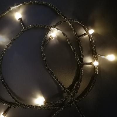 Гирлянда катушка, 50м, 240LED, 8mm, граненый, т.бел. LX-84