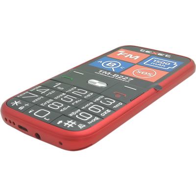 Мобильный телефон teXet TM-B227 док-станция, красный*