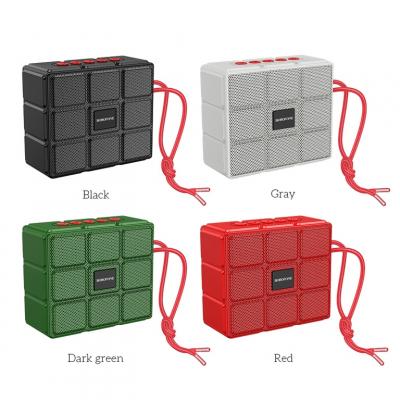 Активная колонка BOROFONE BR16 (FM/AUX/USB/microSD/BT/TWS), красный***