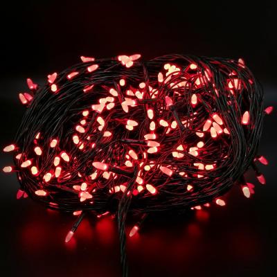 Гирлянда нитевая, 100м, 500LED, красн. пуля, Ч.П. LX-71