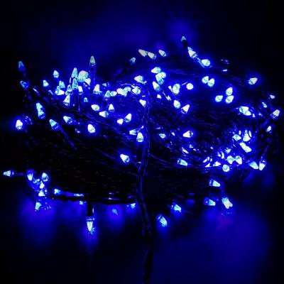 Гирлянда нитевая, 50м, 240LED, син. пуля, Ч.П. LX-143