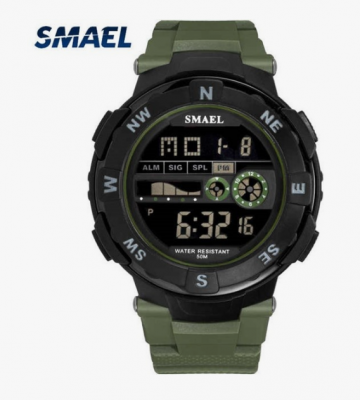 Часы наручные Smael SM1361 армейский зеленый (army-green)