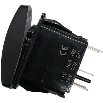 Переключатель клавишный доп. освещения 12V 20A - LED
