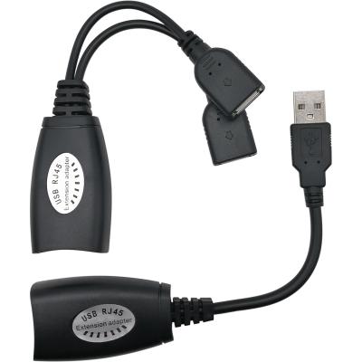 Удлинитель USB 2.0*2 по витой паре, H60