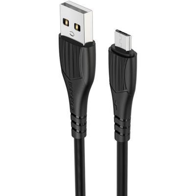 Кабель USB - micro USB, 1,0м, BOROFONE BX37 Wieldy, черный