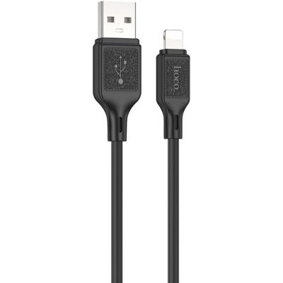 Кабель USB - Lightning 8pin, 1,0м, HOCO X90 Cool, силикон, черный