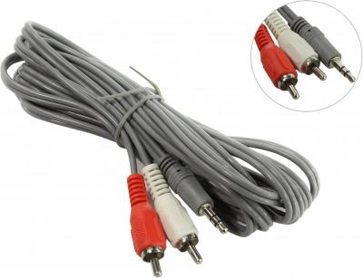 Jack3,5 - 2RCA, 5,0м, SmartBuy (KA-315-150)
