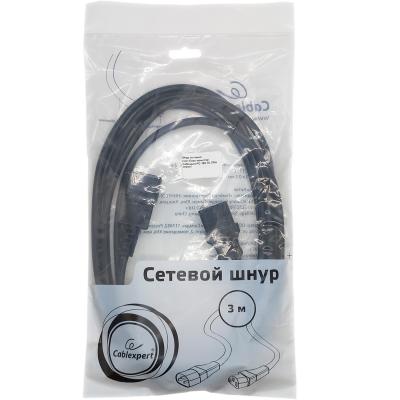 Шнур питания сист.блок-монитор Cablexpert PC-189-10, 3,0м