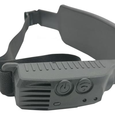 Фонарь налобный W6126-8, встроенный аккум. 1800 mAh