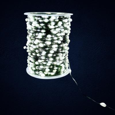 Гирлянда провол. 100м, 1000LED РОСА бел LX-620 пульт IP44+