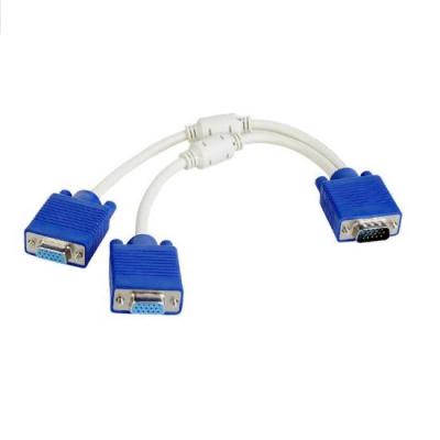 Переходник шт.VGA /2*гн.VGA на проводе