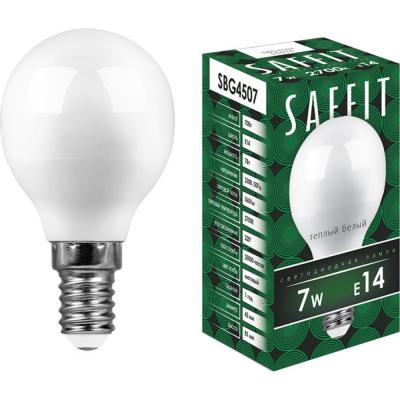 LED лампа P45/07W/2700/E14, SAFFIT /55034/