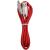 Кабель USB - Lightning 8pin, 1,2м, HOCO U35 Space shuttle, LED, красный
