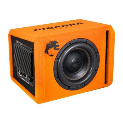 Автосабвуфер DL Audio Piranha 10A V2 оранжевый (активный), 250Вт/700Вт