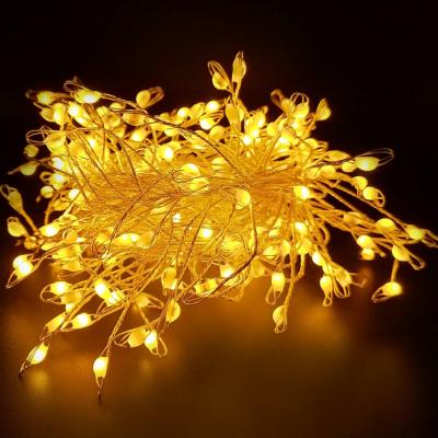 Гирлянда провол. 6м, 240LED, т.свет. капли макро, 8 функций, Luca Snake Light /87651/