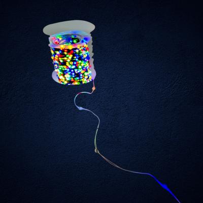 Гирлянда провол. 100м, 1000LED РОСА RGB LX-618 пульт IP44+