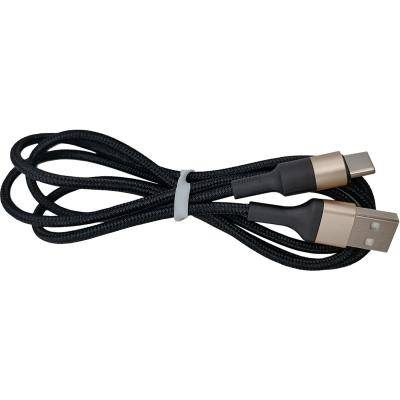 Кабель USB - Type C, 1,0м, HOCO X26 Xpress, черный/золото