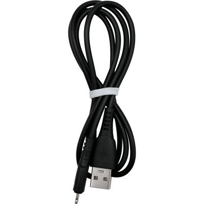 Кабель USB - Lightning 8pin, 1,0м, SmartBuy S40, 2.4A, черный (iK-512-S40b)