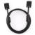 Шнур VGA(M)-VGA(M) 5,0м Premium Cablexpert CC-PPVGA-5M-B, тройной экран, черный