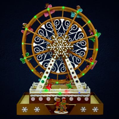 Новогодний фонарь, W287. колесо обозрения