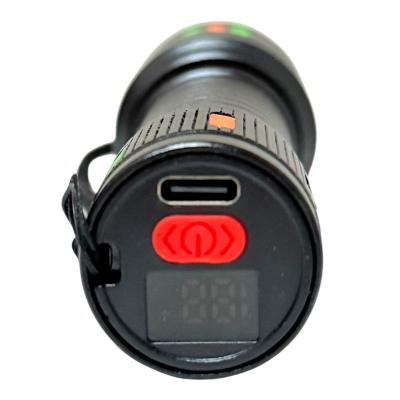Фонарь ручной BL-623, Laser LED+COB, встр. акб, Type-C