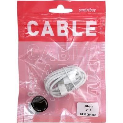 Кабель USB - iPhone 30pin, 1,2м, Smartbuy (iPhone 4/4S) (iK-412)***