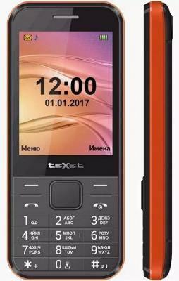 Мобильный телефон teXet TM-302 черный-красный