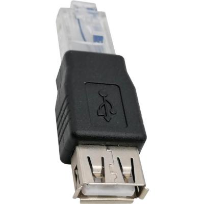 Переходник гн.USB A - шт.8P8C /37870