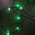 Гирлянда катушка, 50м, 240LED, 8mm, матовый, зел. LX-91