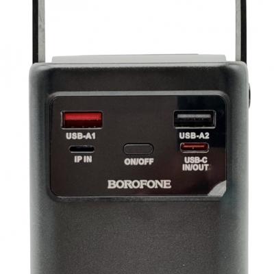 Портативный аккумулятор 50000 мАч, BOROFONE BJ65A High, 2xUSB+1xUSB-C с кабелями, черный