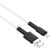 Кабель USB - Lightning 8pin, 1,0м, BOROFONE BX31 Soft silicone, силикон, белый