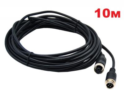 Шнур для камер, 10м, OT-VNW01 (4pin-RS765(M12) гнездо-штекер)