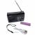Радио Perfeo PALM, FM 87.5-108МГц, питание USB или 18650, черный