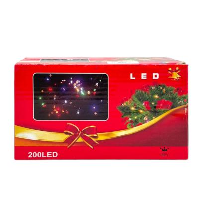 Гирлянда нитевая, 3м, 200LED, RGB, super HQ, Ч.П. LX-3-44