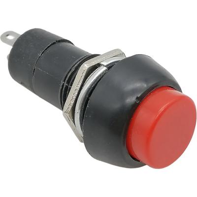 Кнопка нажимная PSB-11B красная, без фиксации, на замыкание