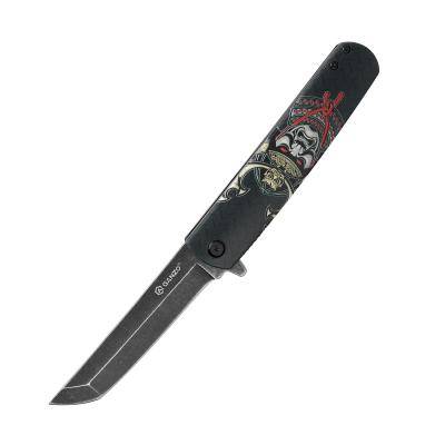 Нож складной Ganzo G626-BS, туристический, черный самурай
